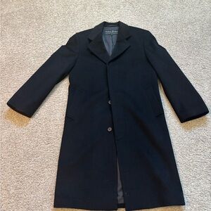 Black cashmere mens coat 38 Cashmere Boutique retails $749!!